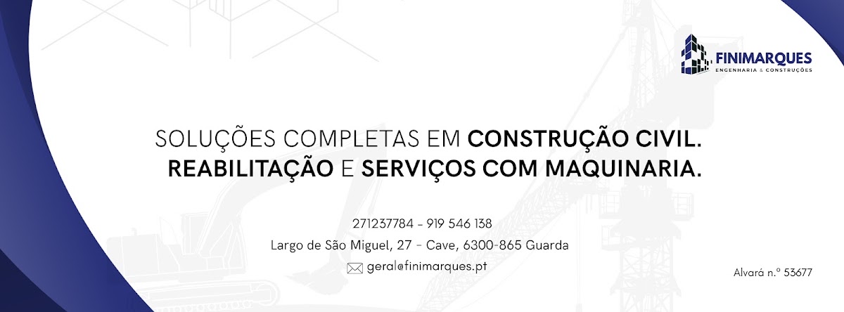 Finimarques - Construção Aluguer Equipamentos, Unipessoal, Lda