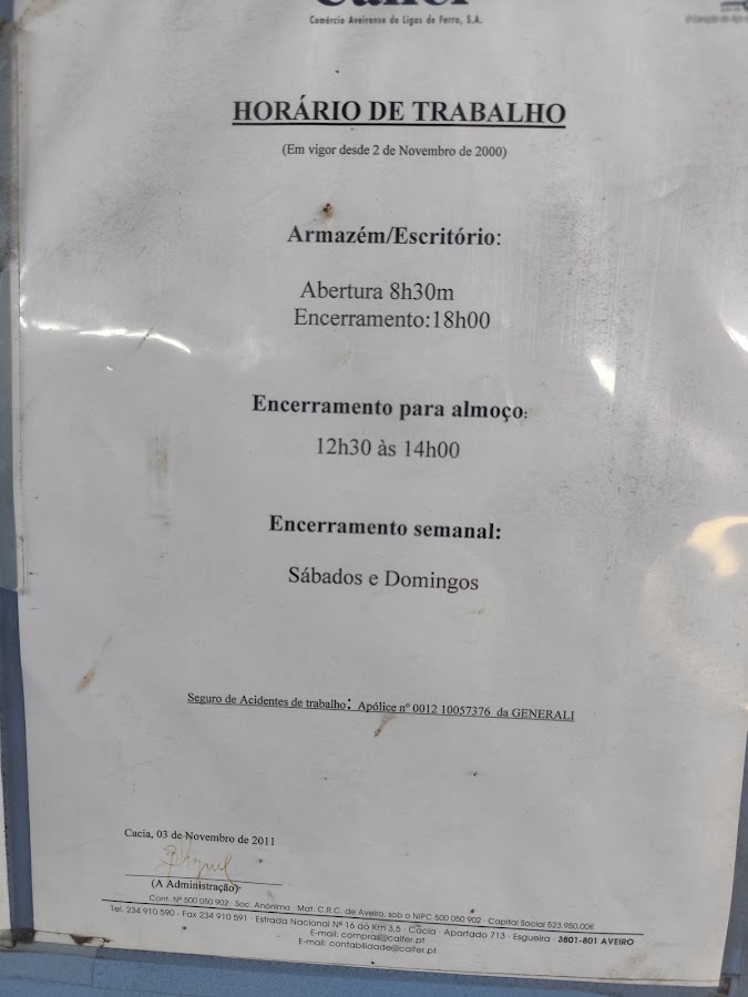 Calfer - Comércio Aveirense De Ligas De Ferro, S.A. foto 5
