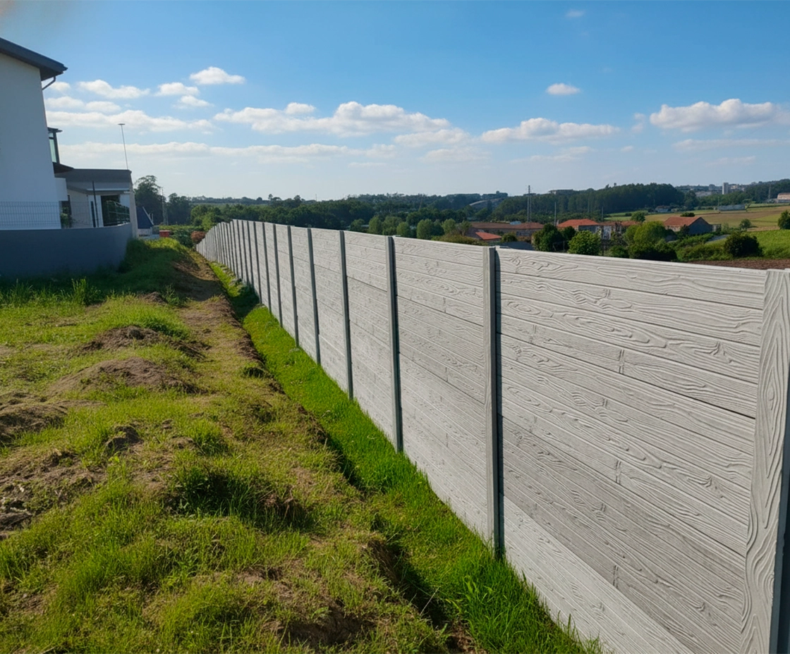 Muros e vedações prefabricados de betão em Campo de Milho — murosprefabricados.pt